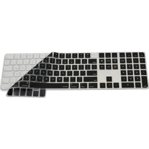 Apple Magic Keyboard 3 A2520 ile Uyumlu Klavye Koruyucu (US-İngilizce) TouchID'li Model