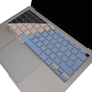 Macbook Air M1 13 inç Klavye Koruyucu (Türkçe Q) (TouchID'li Air 13.3") A2179 A2337 ile Uyumlu R.Powder