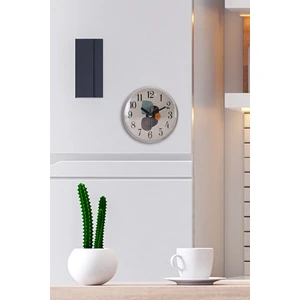 Muyika Design Muyika Kiely  Mıknatıslı Musica Buzdolabı Saati 11 cm Bds-Y