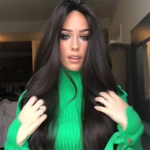 Guangdong Spirit Te 1121-768 Uzun Kıvırcık Saç Bobo Kafa Yüksek Sıcaklık Fiber Peruk Sentetik Saç (Yurt Dışından)