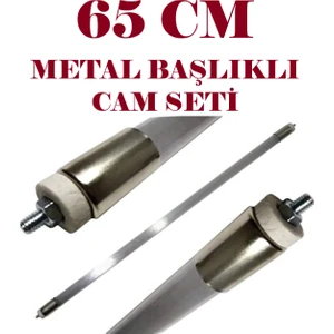 Infrared Soba Için 2500W Rezistans TELI+65CM Montajlı Metal Başlıklı Cam Seti