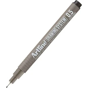 Drawing System Teknik Çizim Kalemi  0,5 mm Siyah Rapido 1 Adet
