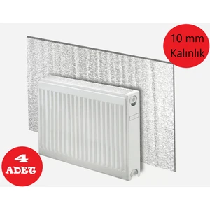 Kalorifer Arkalığı Petek Arkası Yalıtım Levhası Radyatör Isı Sıcaklık Kaybı Önleyici Yönlendirici Tasarruf Plakası Plaka Panel 4'lü