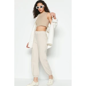 Basic Jogger Eşofman Altı 802 Krem