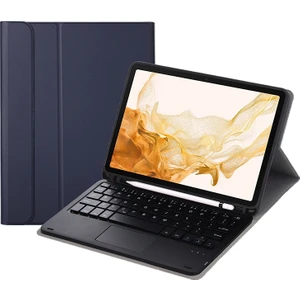 Klavye + Samsung Galaxy Tab S8 11 Inç SM-X700 Mavi (Yurt Dışından)