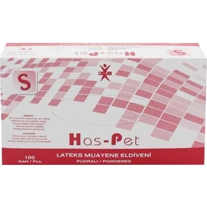 Latex Pudrasız Eldiven Small 100'LÜ S Beden