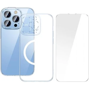 Darbe Emici Güçlü Magsafe Iphone 14 Pro Max Kılıf ve Ekran Koruyucu Sararmaz Kılıf