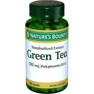 Nature's Bounty Green Tea 315 mg Yeşil Çay Ekstresi Takviye Edici Gıda 60 Kapsül