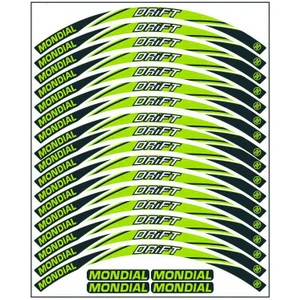 Mondial Drift 125 L Yeşil Jant Şeridi