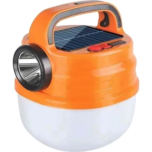 Güneş Enerjili 50 Watt 5 Mod Kamp Lambası Acil Durum Feneri Güçlü LED Uzun Ömürlü Şarjlı Fener