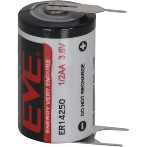 Eve ER14250/3PT 1/2AA- 3.6 Volt Kısa Boy Puntalı Lityum Pil