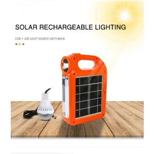 Solar Güneş Enerjili Acil Durum Feneri Işıldak Ampullü Powerbankli  Çok Fonksiyonlu Kamp Lambası