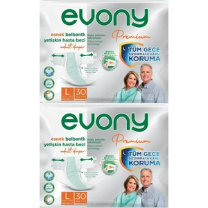 Premium Belbantlı Hasta Bezi 60'Lu Büyük Large Beden