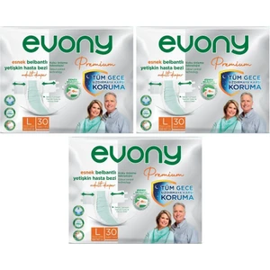 Premium Belbantlı Hasta Bezi 90'Lu Büyük Large Beden