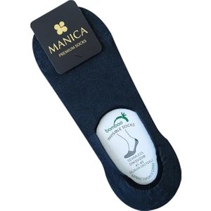 Erkek Bambu Babet Çorap - Füme