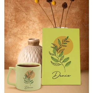 Bk Gift Kişiye Özel Isimli Sarı Sert Kapaklı Defter Ve Middle Kupa Seti, Arkadaşa Hediye, Yeni Iş Hediyesi, Doğum Günü Hediyesi-14