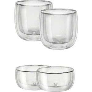 Sorrento Çift Camlı 2'li Çay Bardağı 240ML ve 2'li Cam Kase