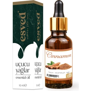 Tarçın Kokusu Saf Esansiyel Uçucu Yağ Buhurdanlık Yağı Difüzör Esansı Aromaterapi Ortam Koku 10ML