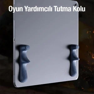 Tüm Tabletlere Uyumlu 2 Adet Parmak Tutucu Oyun Kolu, Yapışkanlı Silikon Gamer Tablet Kolu