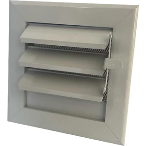 Miss Worble Şömine Menfezi Hareketli Panjurlu Beyaz 15 x 15 cm