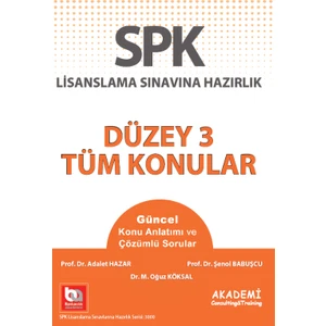 Akademi Consulting Training SPK Düzey 3 Tüm Konular Konu Anlatımı ve Çözümlü Sorular