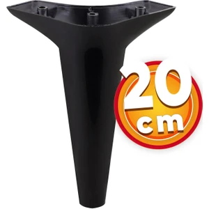 Mobilya Kanepe Sehpa Tv Ünitesi Koltuk Ayağı 20 cm Siyah Baza Ayak