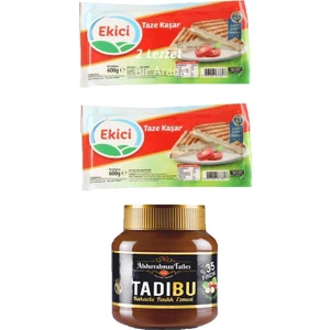 Abdurrahman Tatlıcı Tadıbu 330 gr + Ekici Taze Kaşar Peyniri 2 x 600 gr