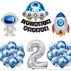 Patladı Gitti Uzay Konsepti Doğum Günü Parti Kutlama Seti