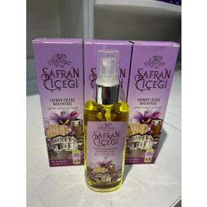 Safran Çiçeği 100 ml Sprey Cam Klasik Safran Kolonyası 3'lü