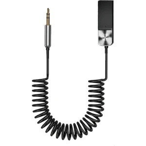 Araç Bilgisiyar Televizyon USB Bluetooth 5.0 Aux 3.5mm Ses Adaptörü - Siyah AL3533