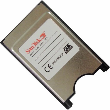 Sandisk Pcmcia Cf Compact Flash Kart Okuyucu Kamera Cnc Adap