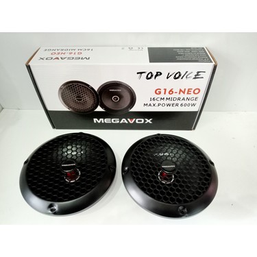 Megavox 16 Cm Neo Midrange 600 W 100RMS Demir Kapak Kurşun Fiyatı