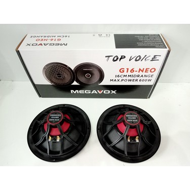 Megavox 16 Cm Neo Midrange 600 W 100RMS Demir Kapak Kurşun Fiyatı