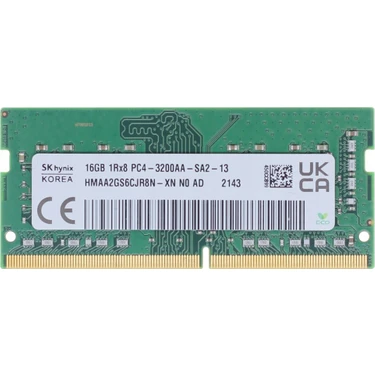 Sk Hynix HMAA2GS6CJR8N-XN 16 GB Ddr4 3200 Mhz CL19 Notebook Fiyatı