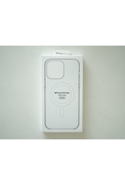 Tiger Apple iPhone 14 Promax Magsafe Destekli Şeffaf Kılıf Kablosuz Sarj ile Uyumlu
