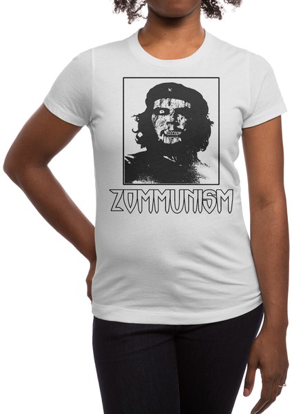 Zombie Che Guevara Zommunısm Tee Beyaz Spor Tişört