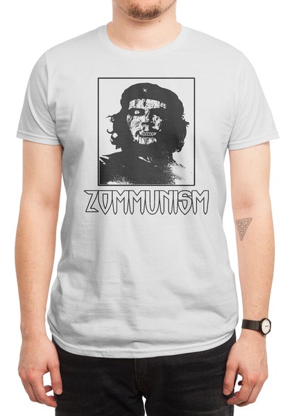 Zombie Che Guevara Zommunısm Tee Beyaz Spor Tişört