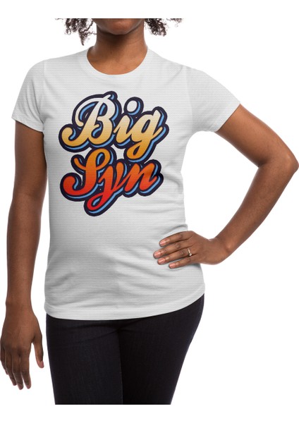 Bigsyn Ballpark Beyaz Spor Tişört