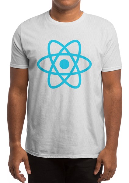 Reactjs React Js Javascript Programmer Beyaz Spor Tişört