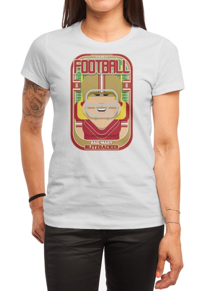 American Football - Hail-Mary Blitzsacker - Hazel Version Beyaz Spor Tişört