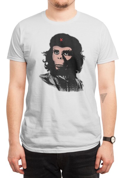 Che Guevara Mix-Up Beyaz Spor Tişört