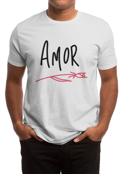 Amor Beyaz Spor Tişört