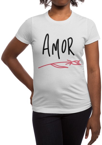 Amor Beyaz Spor Tişört