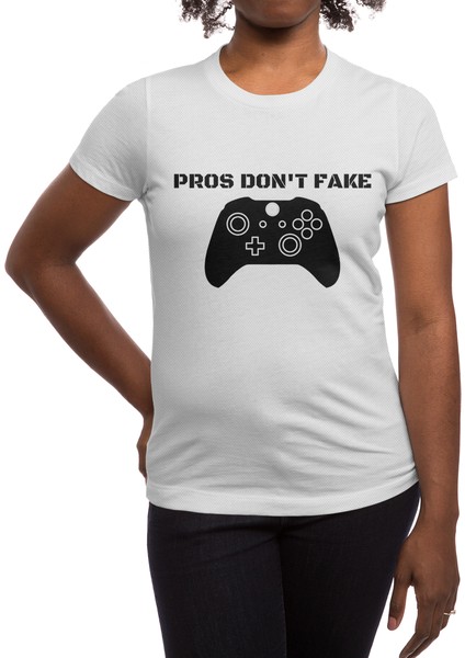 Pros Don't Fake (Xb1) Beyaz Spor Tişört