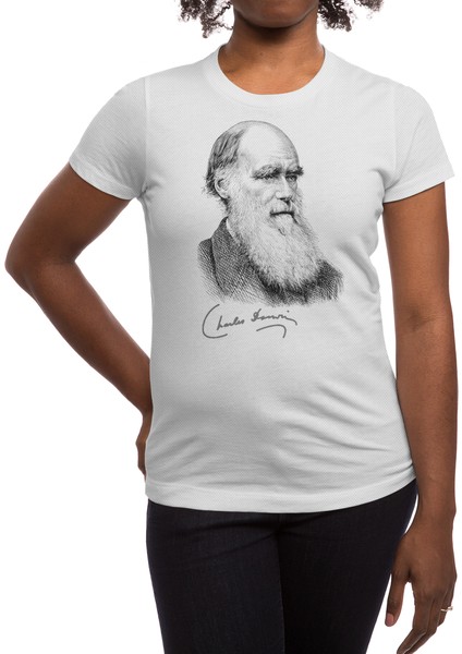 Charles Darwin Darwin Day Evolution Design Beyaz Spor Tişört