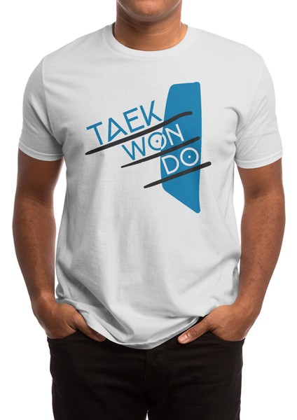 Taekwondo Beyaz Spor Tişört