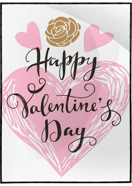 Aşk Sevgililer Günü Temalı Illüstrasyon Poster P-000257