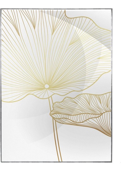 Çiçekler Sarı Renkler Modern Poster P-000645