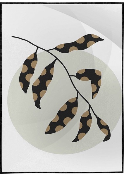 Doğa Bitki Modern Illüstrasyon Poster P-002566