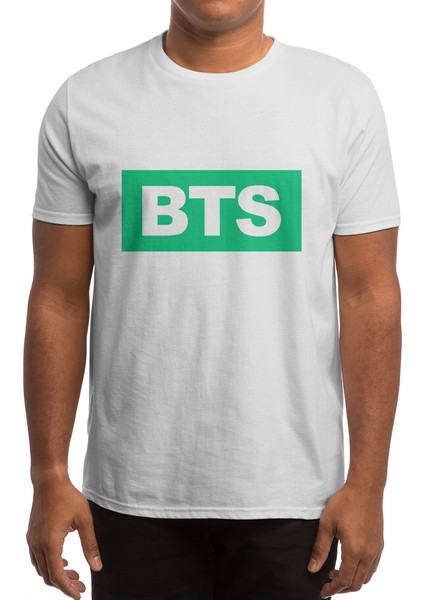 Bts Letters Collectıon Beyaz Spor Tişört
